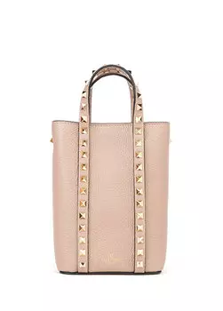 Женская кожаная сумка rockstud powder Valentino Garavani
