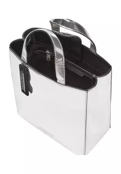 Женская кожаная сумка-шоппер из металлизированной кожи LIEBESKIND, цвет Reflection