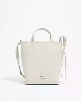 Женская кожаная сумка среднего размера Bimba y Lola, серый