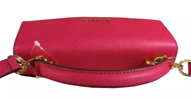 Женская кожаная сумка-трансформер Michael Kors Ava через плечо, цвет Rasberry/ Red