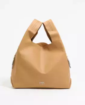 Женская кожаная сумочка из бумаги Bimba y Lola, цвет Natural