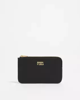 Женская кожаная сумочка на молнии Bimba y Lola, чёрный