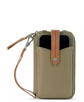 Женская кожаная трансформируемая сумка через плечо для смартфона Silverlake The Sak, зеленый