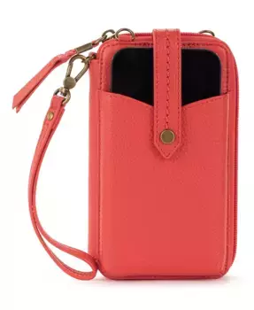 Женская кожаная трансформируемая сумка-кроссбоди Silverlake для смартфона The Sak, красный