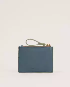 Женская кожаная визитница с застежкой-молнией Malababa, мультиколор