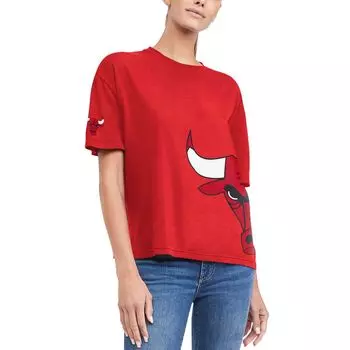 Женская красная футболка Tommy Jeans Chicago Bulls Bianca