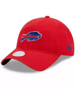 Женская красная регулируемая шапка Buffalo Bills Core Classic 2.0 9Twenty New Era, красный