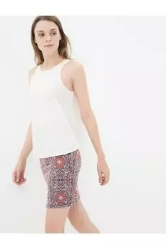 Женская красная юбка с узором Koton, разноцветный