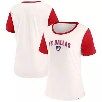 Женская кремовая футболка Fanatics с логотипом FC Dallas Volley Fanatics