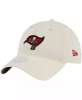 Женская кремовая регулируемая кепка Tampa Bay Buccaneers Core Classic 2.0 New Era, слоновая кость/кремовый