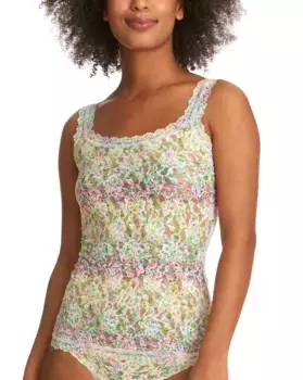 Женская кружевная майка с принтом Hanky Panky, многоцветный