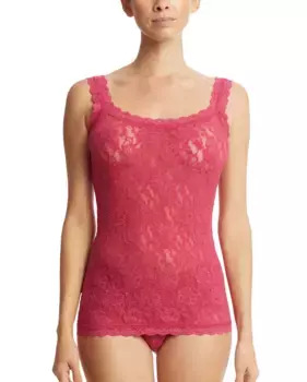 Женская кружевная майка с широкими бретелями Hanky Panky, белый