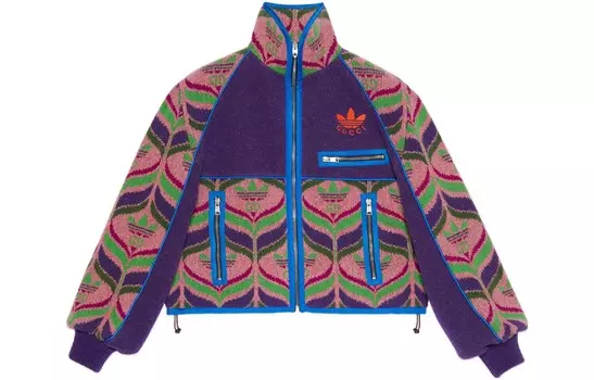 Женская куртка Adidas X Gucci, фиолетовый