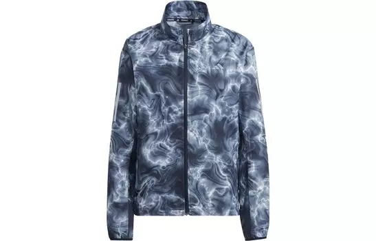 Женская куртка ALLOVER PRINT черного/белого цвета Adidas