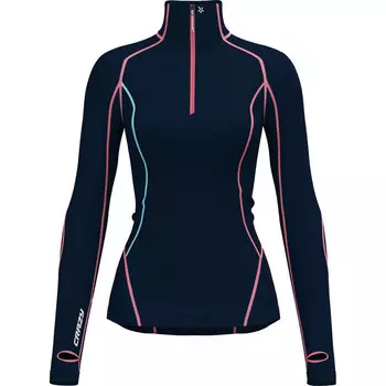 Женская куртка Allure на молнии с длинным рукавом Crazy, синий