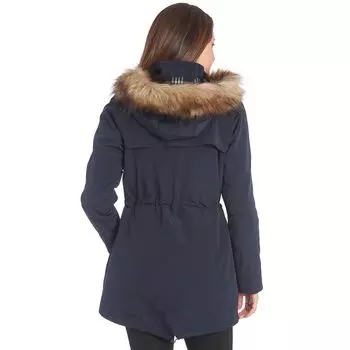 Женская куртка-анорак средней плотности с капюшоном из искусственного меха Fleet Street Fleet Street