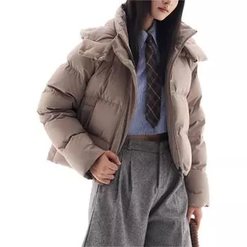 Женская куртка Anta Down Jacket Nude Khaki