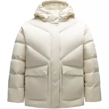Женская куртка Anta Variety Training Collection, цвет белый чайно-коричневый