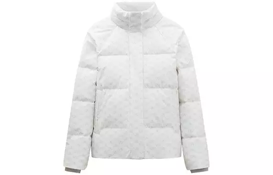 Женская куртка Anta Variety Training Collection, Papyrus White/All over Print