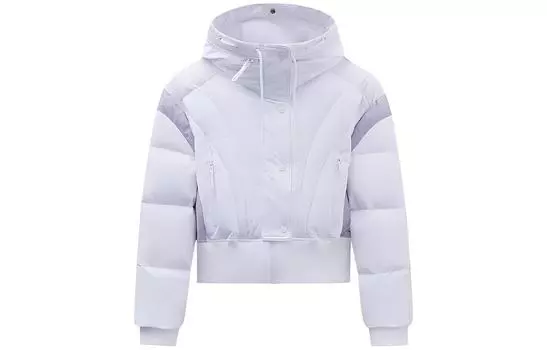 Женская куртка Anta x CHENPENG Snowflake White/Light Purple Gray