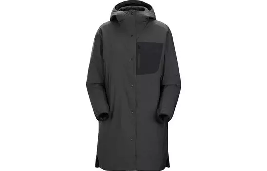 Куртка женская Arcteryx длинная, черный