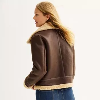 Женская куртка-авиатор Sonoma Goods For Life Sonoma Goods For Life