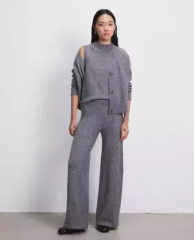 Женская куртка-багилья с V-образным вырезом Easy Wear, цвет 820 Gris Medio