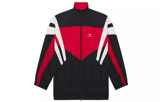 Женская куртка Balenciaga, черный/красный