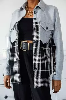 Женская куртка Blocked Stash XHAN, серый