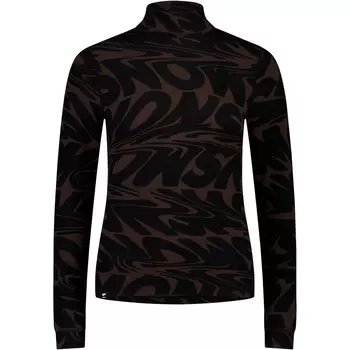 Женская куртка Cascade Merino Flex 200 с воротником-стойкой и длинным рукавом Mons Royale, коричневый