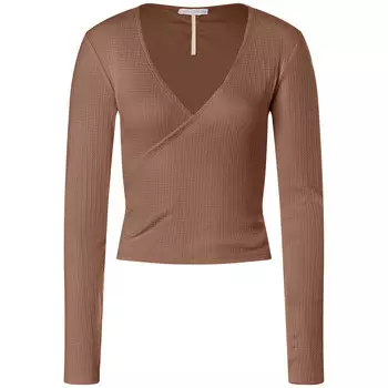 Женская куртка Claire с запахом Mandala, коричневый