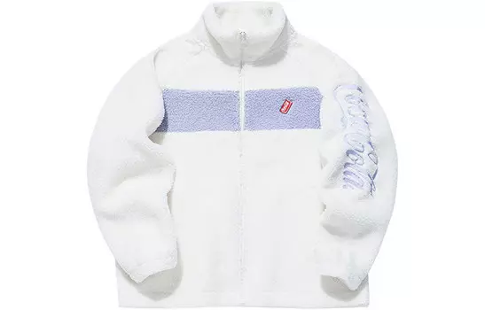 Женская куртка Coca-cola X Life Collection бежевого цвета Anta