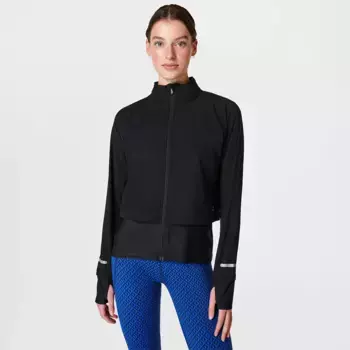 Женская куртка для бега Fast Track Sweaty Betty, чёрный