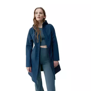 Женская куртка для йоги Trench Born Living Born Living Yoga, тёмно-синий