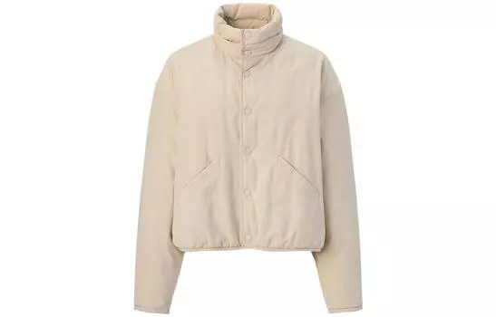 Женская куртка FW22 цвета экрю UNIQLO, Ecru