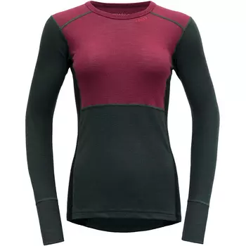 Женская куртка Lauparen Merino 190 с длинным рукавом Devold, красный