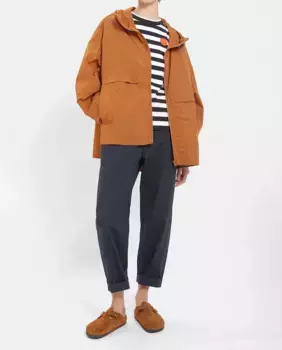 Женская куртка на молнии и с капюшоном Loreak Mendian, коричневый