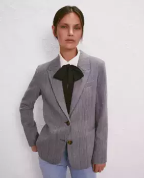 Женская куртка на пуговицах Easy Wear, темно-синий