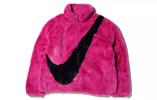 Куртка Nike Sportswear Swoosh Large Logo Stay Warm Lamb's, темно-розовый