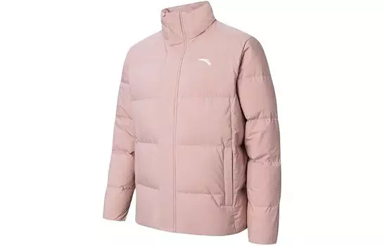 Женская куртка Outdoor Series унисекс персиково-винно-розового цвета Anta, цвет Peach wine pink