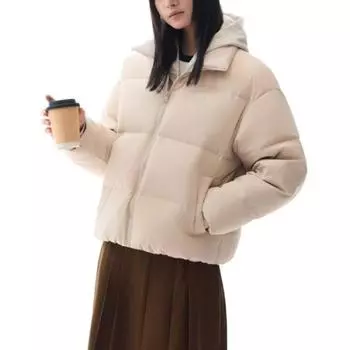 Женская куртка-пуховик Anta Sports Life Collection, цвет Powder Puff, Powder Puff Color
