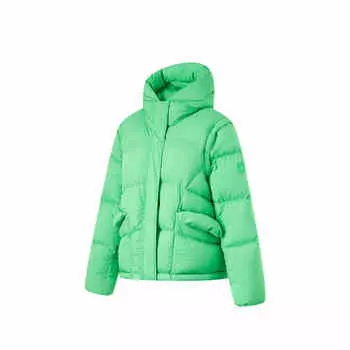 Женская куртка-пуховик LiNing Fitness Series Crystal Stone Green