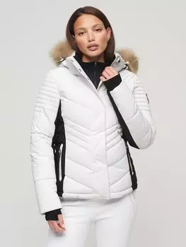 Женская куртка-пуховик Ski Luxe Superdry, белый