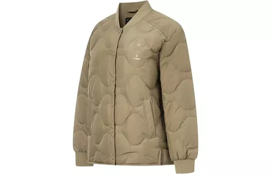 Женская куртка-пуховик Sports Life Collection светло-коричневого цвета Lining