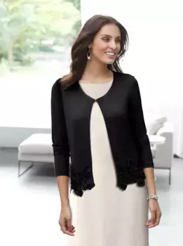 Женская куртка-рубашка "Рубашка-болеро" Lady, черный