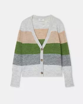 Женская куртка с длинными рукавами и V-образным вырезом Guitare, мультиколор