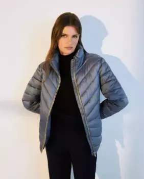 Женская куртка с драгоценными камнями Woman El Corte Ingls, синий