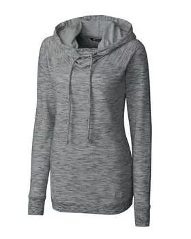 Женская куртка с капюшоном Cutter & Buck Tie Breaker, цвет elemental grey