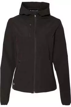 Женская куртка с капюшоном DRI DUCK Ascent Soft Shell, черный