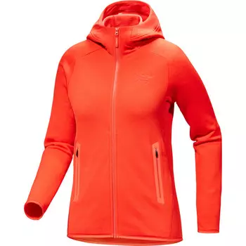 Женская куртка с капюшоном из кианита Arcteryx, красный